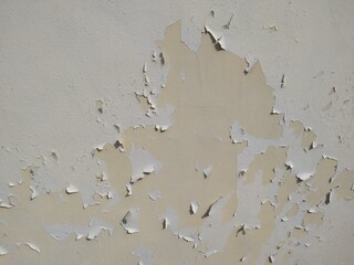 peeling paint on a wall