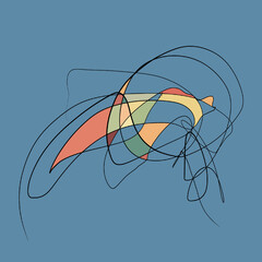 illustration of a parachute