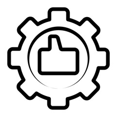 Obraz premium gear icon