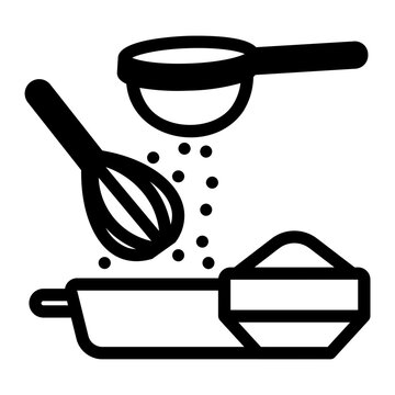 baking tools black and white clip art preview