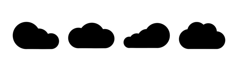 Cloud icon vector illustration. cloud sign and symbol