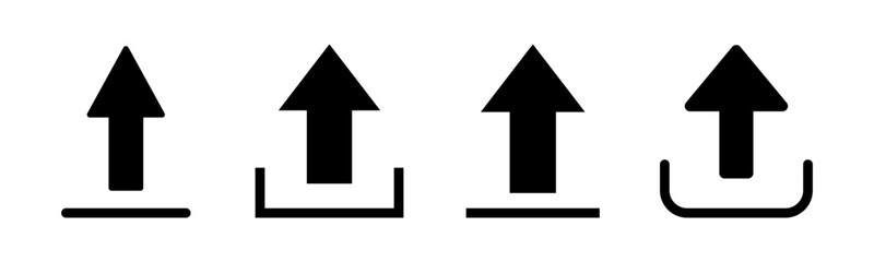 Upload icon vector illustration. load data sign and symbol