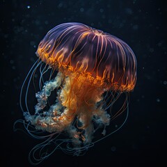 Fototapeta premium jelly fish in the sea Generative AI, Generative, AI 