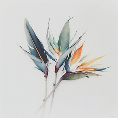 Bird of Paradise Illustration