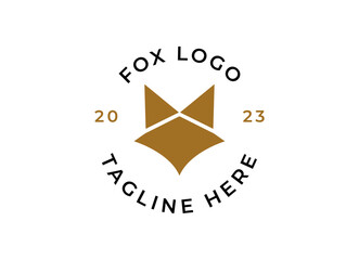 Fototapeta premium creative fox Animal Modern Simple Design Concept logo
