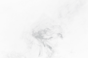 White, puff of smoke and fog, vapor isolated on png or transparent background with gas pattern and mist. Misty, smoky and incense burning with steam, smog and cloudy, spray or powder with texture