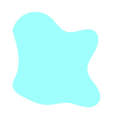 Blue Green Blob Abstract Shapes Vector