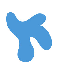 Blue Green Blob Abstract Shapes Vector