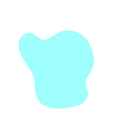 Blue Green Blob Abstract Shapes Vector