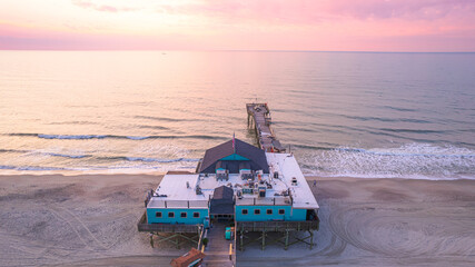 Myrtle Beach , South Carolina at sunrise.