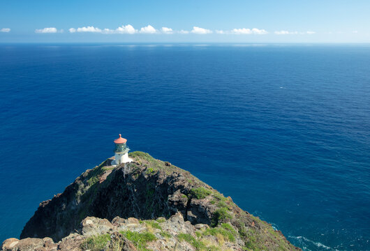 Makapuu Lighthouse on Oahu Hawaii United States