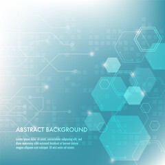 Abstract geometric background. Hexagons design. Illustration for Web Design, Poster, Brochure, Printing, Advertisement, etc.