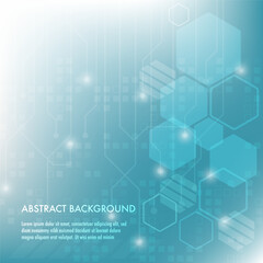 Abstract geometric background. Hexagons design. Illustration for Web Design, Poster, Brochure, Printing, Advertisement, etc.