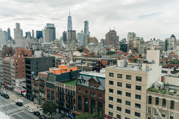 view of the New Museum on the downtown in new york - sep 2022