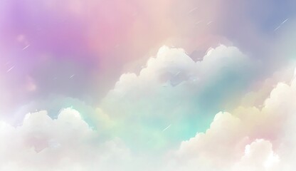 Sky soft light 3d rendering of gradient pastel background abstract texture pattern  in sweet color. Generative Ai.