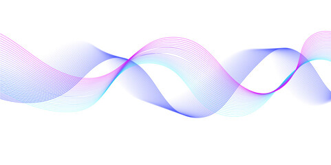 Abstract colorful wave lines background. Blending gradient colors. Digital frequency track equalizer. Abstract frequency sound wave lines and technology curve lines background. 