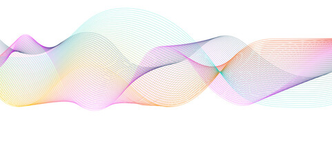 Abstract colorful blue, pink blend wave lines and technology background. Modern colorful flowing wave lines and glowing moving lines. Futuristic technology and sound wave lines background.
