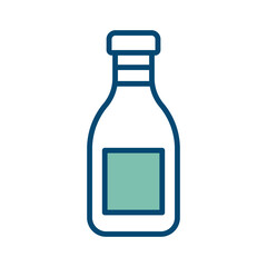 ketchup icon vector design template in white background