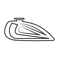 FUEL TANK icon design template vector
