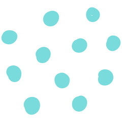 Green Hand Drawn Dot Scribble