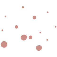 Brown Hand Drawn Dot Scribble