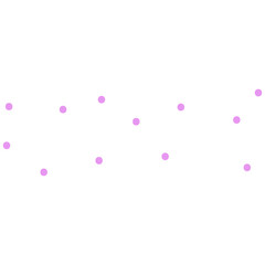 Pink Hand Drawn Dot Scribble
