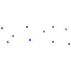 Purple Hand Drawn Dot Scribble