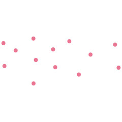 Red Hand Drawn Dot Scribble