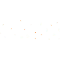 Orange Hand Drawn Dot Scribble