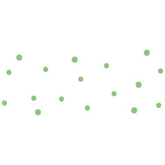 Green Hand Drawn Dot Scribble