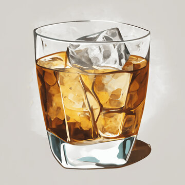 美味しそうな飲み物のイラスト(AI generated image)