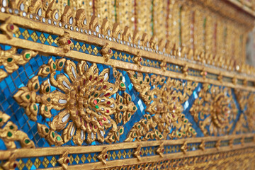 thai style temple, Southeast Asian traditional temple	