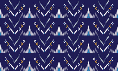 Geometric ethnic pattern vector background. seamless pattern traditional,Design for background, wallpaper, Batik, fabric, carpet, clothing, wrapping, and textile. Colorful ethnic pattern illustration