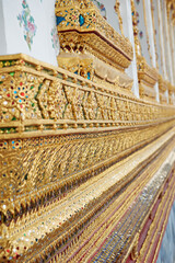 Obraz premium thai art pattern, Southeast Asian traditional temple 