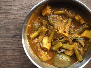 Thai fish organ sour soup