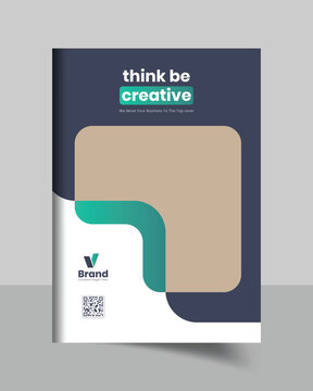  annual report and corporate brochure cover page or book cover template design