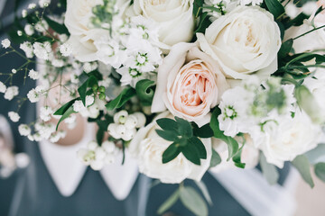 Amazing wedding flowers, wedding colourful bouquet.
 - obrazy, fototapety, plakaty