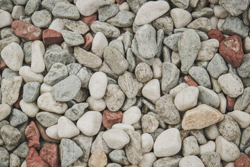 background of stone wall, gravel background