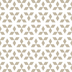 A pattern with triangles that are gold and black