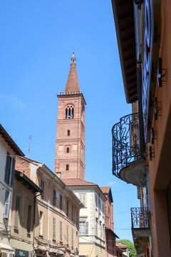 Pavia Carmine church panorama landscape art history culture Italy Italian