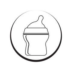 bottle of milk icon