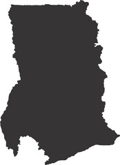 Obraz premium Ghana pin map location 2023041803