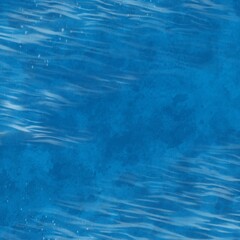 Hand drawn watercolor texture abstract background with blue water