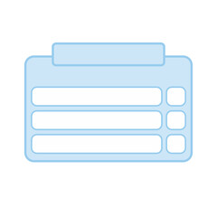 Obraz premium UI Photo Frame Illustration