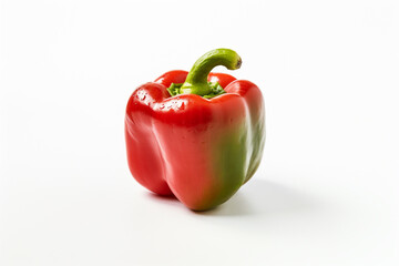 pepper on white background