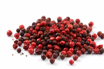 pepper on white background