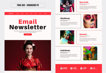 Email Newsletter Design Template