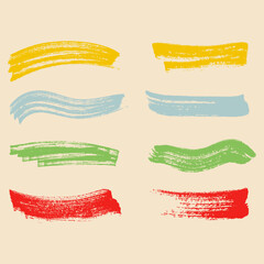 Obraz premium Vector smear ink substrate grunge color