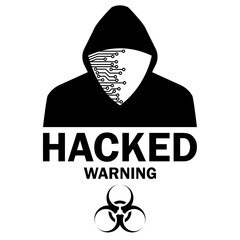 hacker icon , technology security elements