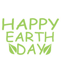 happy earth day text